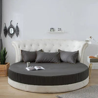 Soft Round Elastic Fitted Bed Sheet