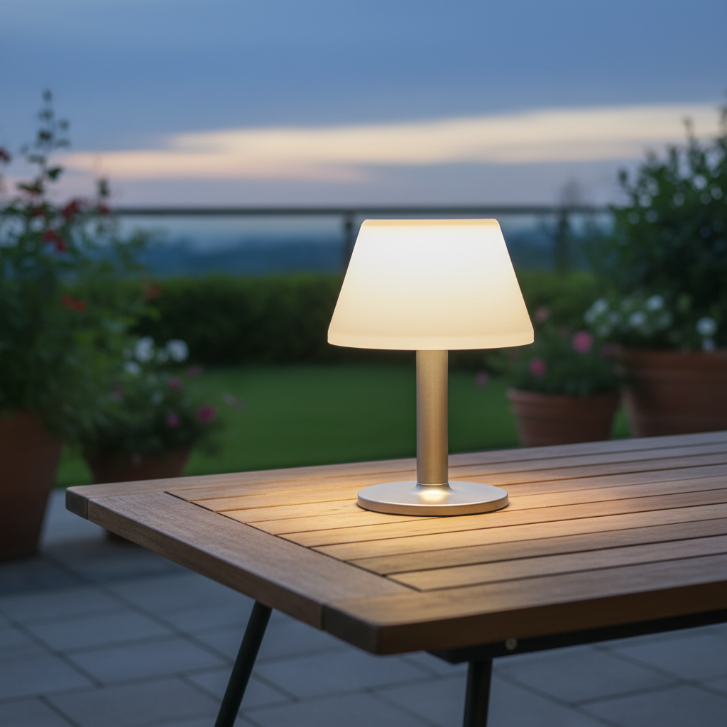 Solar-Powered Table Lantern