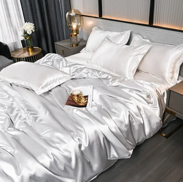 Solid Satin Bedding