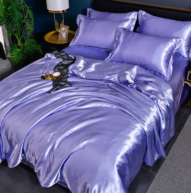 Solid Satin Bedding