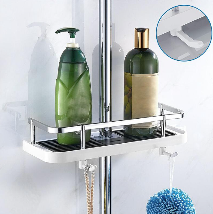 Space-Saving Shower Shelf