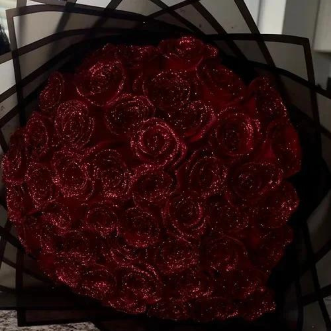 Sparkling Roses for Decoration and Gifts