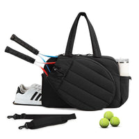 Sporty Tennis Bag with Separate Shoe and Racket Compartments