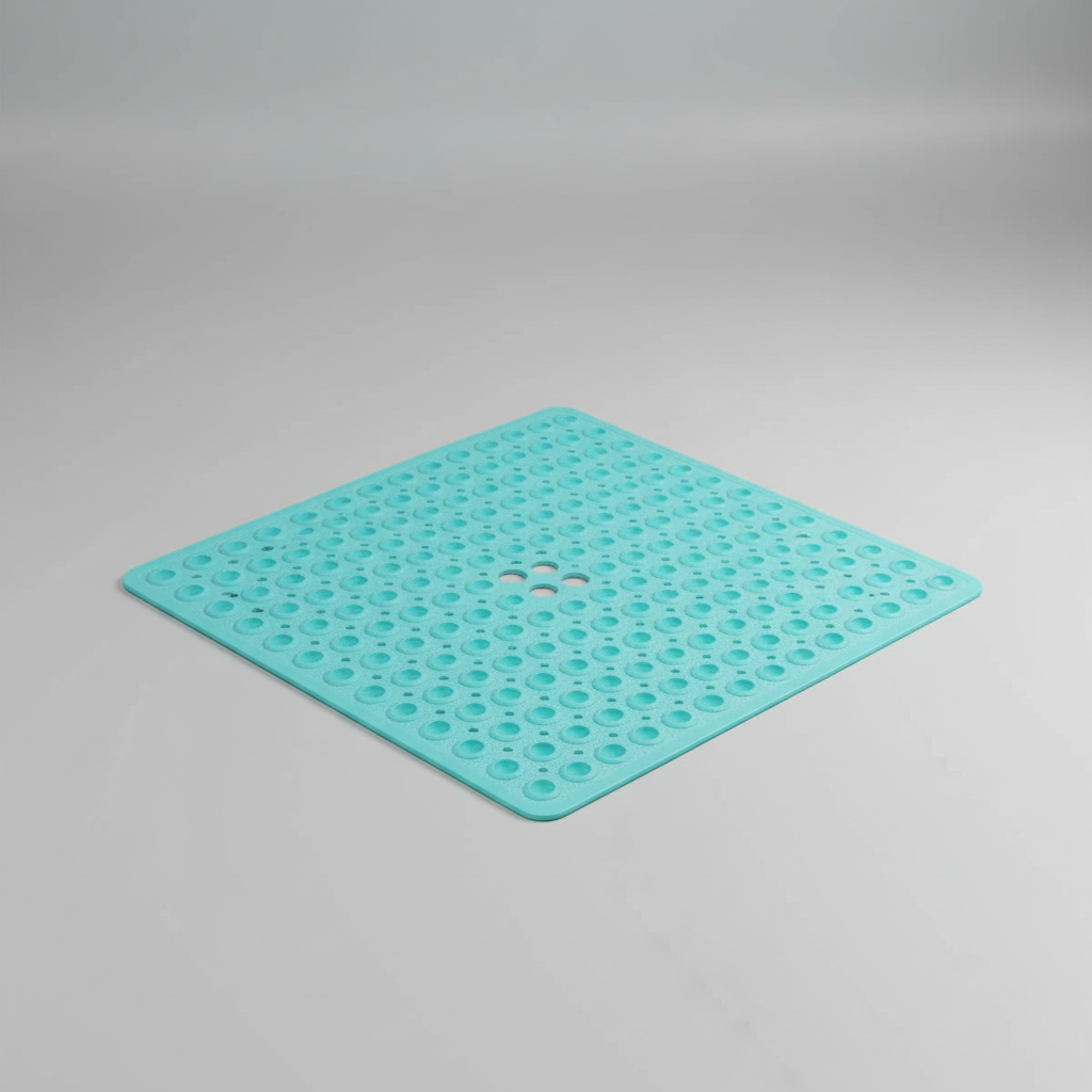 Square PVC Shower Mat