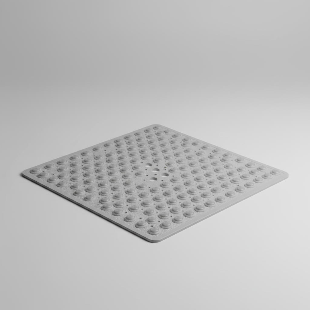 Square PVC Shower Mat