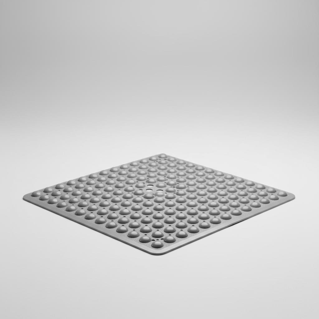 Square PVC Shower Mat