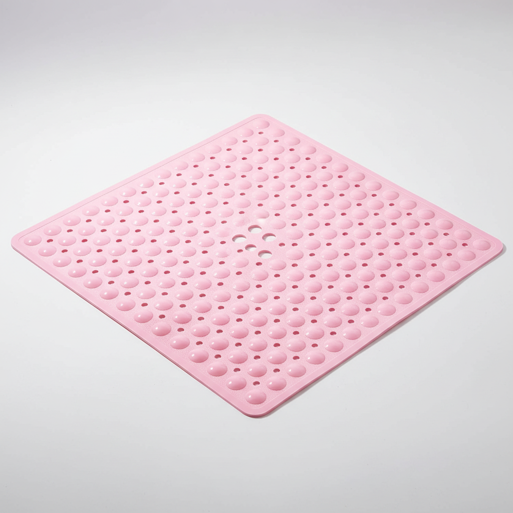 Square PVC Shower Mat