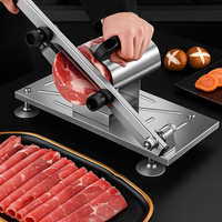 Stainless Steel Food Slicer for Home Use with Adjustable Thickness and Precision Cutting