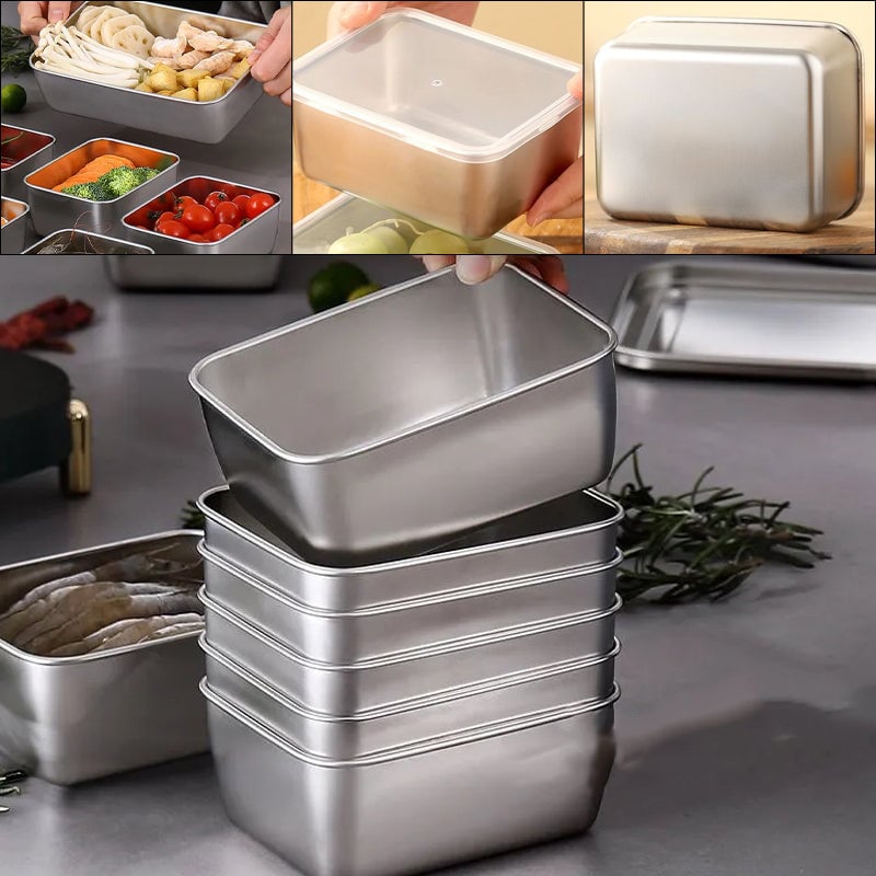 Stainless Steel Food Storage Containers | Durable & Eco-Friendly