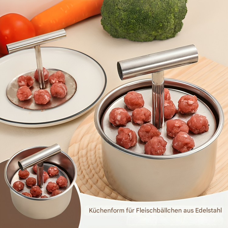 Stainless Steel Meatball Maker - Uniform Size Kitchen Tool