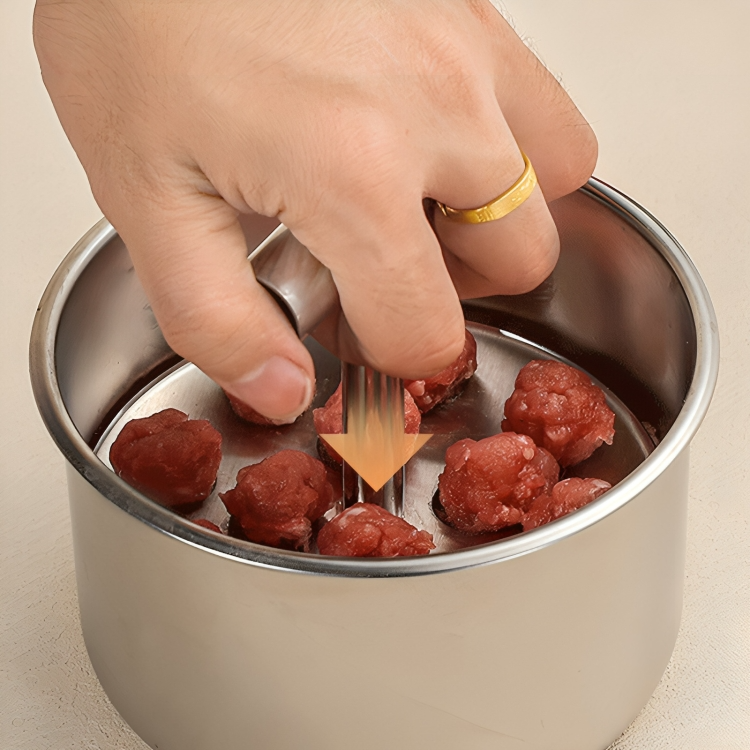 Stainless Steel Meatball Maker - Uniform Size Kitchen Tool