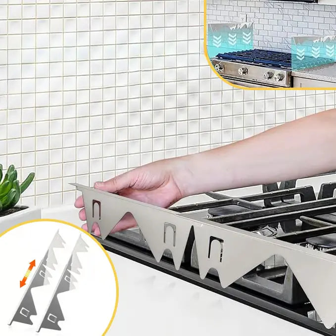 Stainless Steel Telescopic Stove Gap Covers