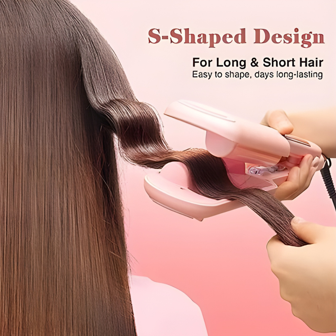 Stylish Fast-Heating Hair Curling Iron with Adjustable Temperature