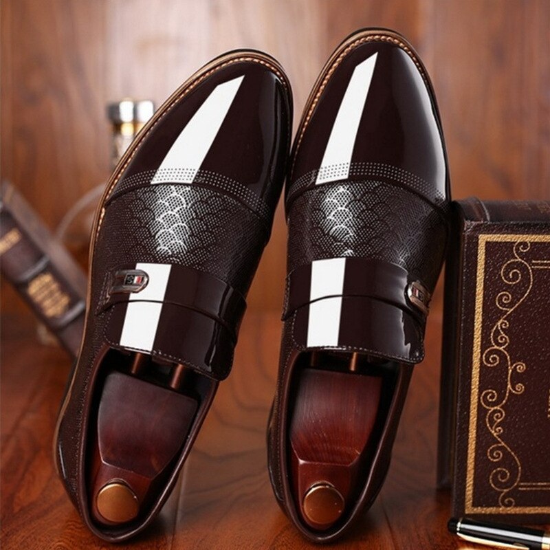 Stylish Glossy Men's Dress Shoes