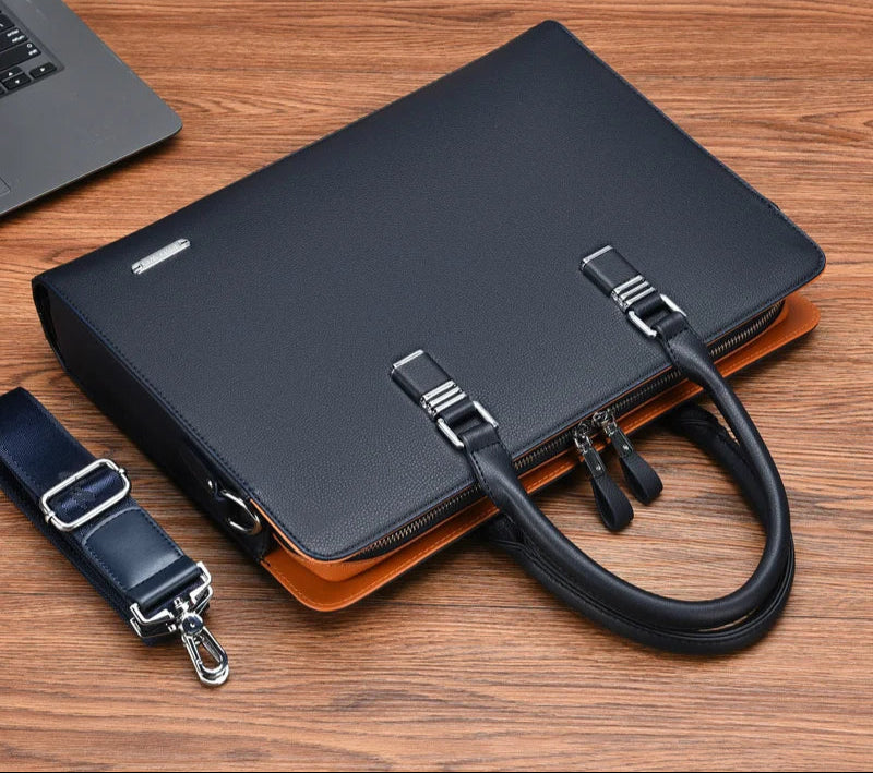 Stylish Men's Laptop Bag with Spacious Compartment