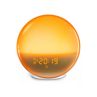 Sunrise Simulation Light Alarm Clock with Radio and Adjustable Light Intensity