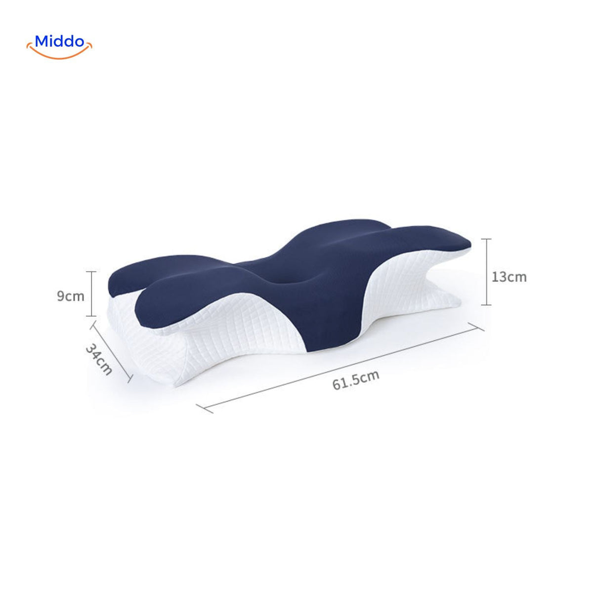 Supportive & Shape-Retaining Ergonomic Memory Foam Pillow