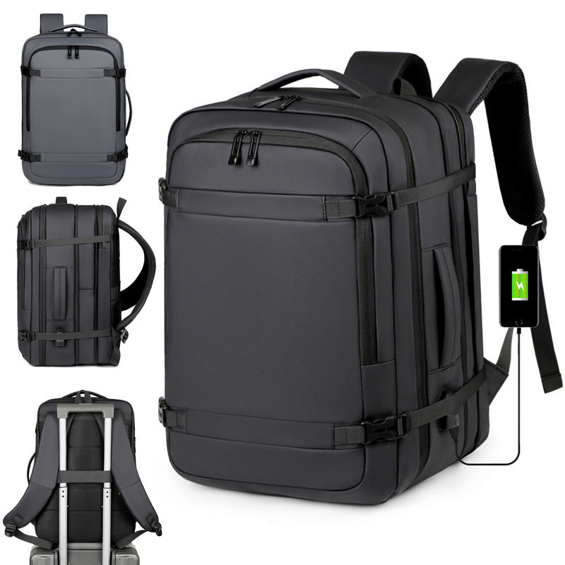 Technical Multi-Compartment Travel Backpack