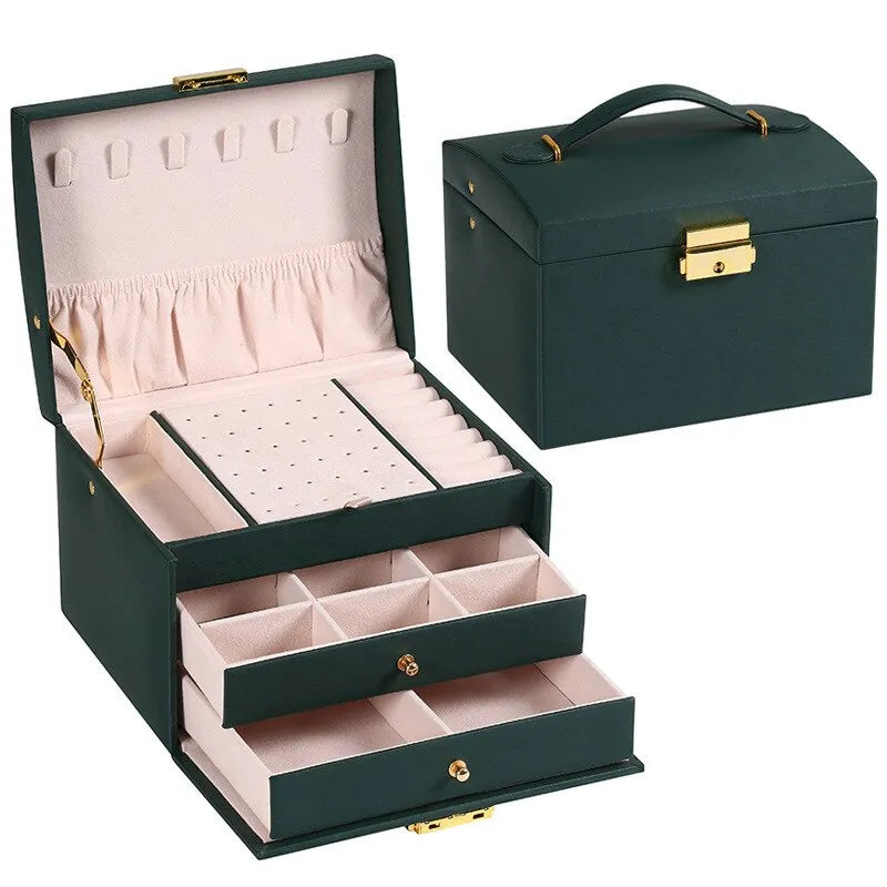 Three-Tier Jewelry Box - Organized Storage
