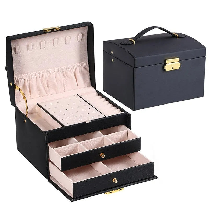 Three-Tier Jewelry Box - Organized Storage