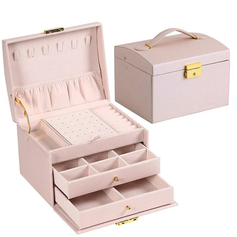 Three-Tier Jewelry Box - Organized Storage