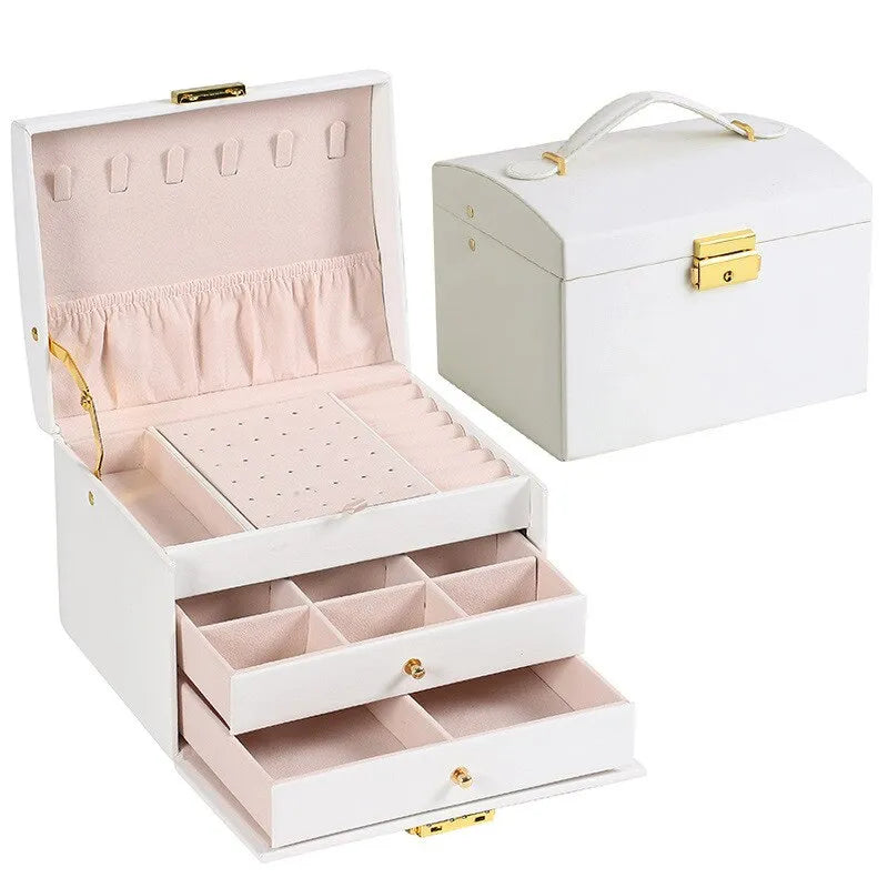 Three-Tier Jewelry Box - Organized Storage