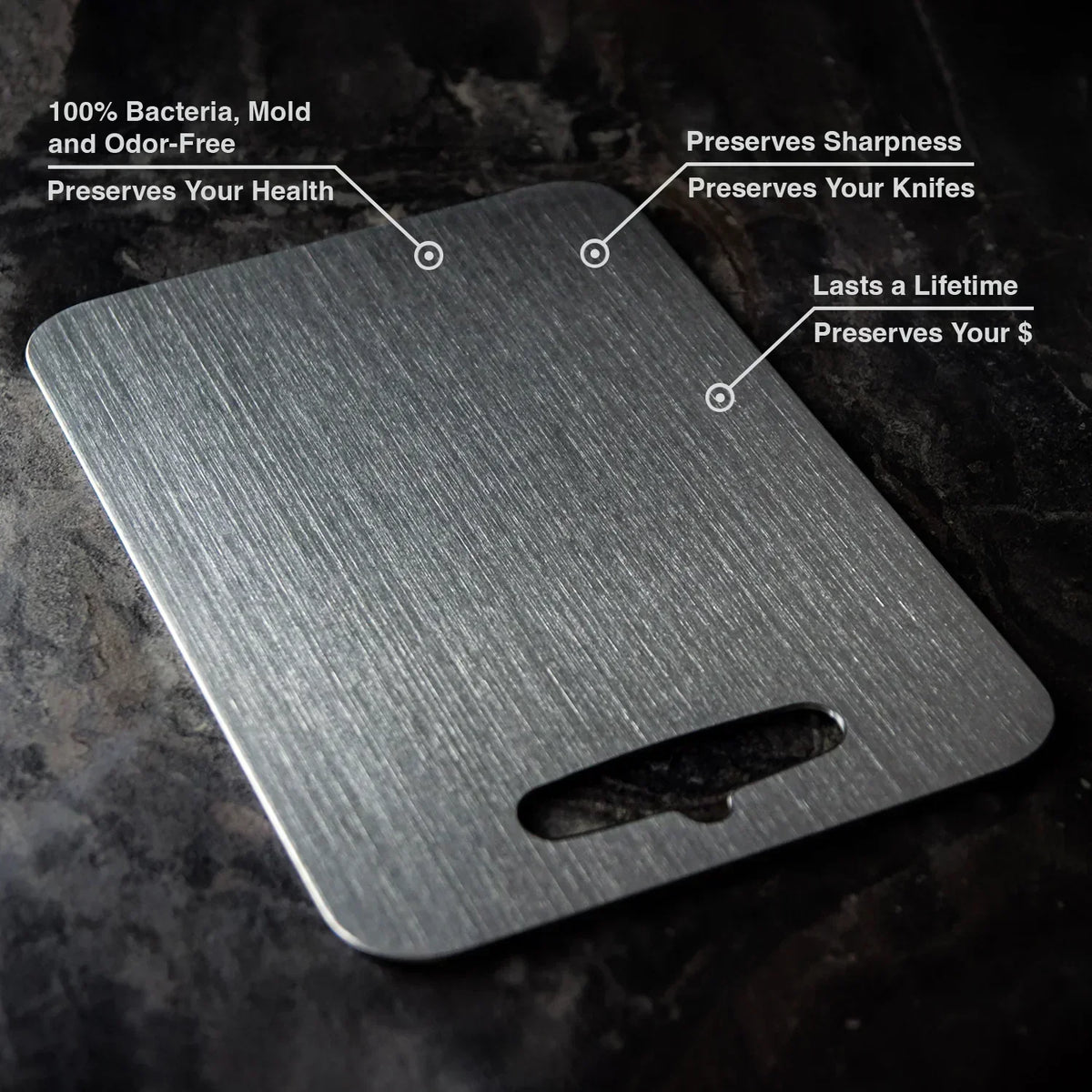 Titanium Cutting Board | BPA-Free and Durable | Hygienic for the Kitchen