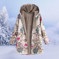 Unique Floral Winter Coat