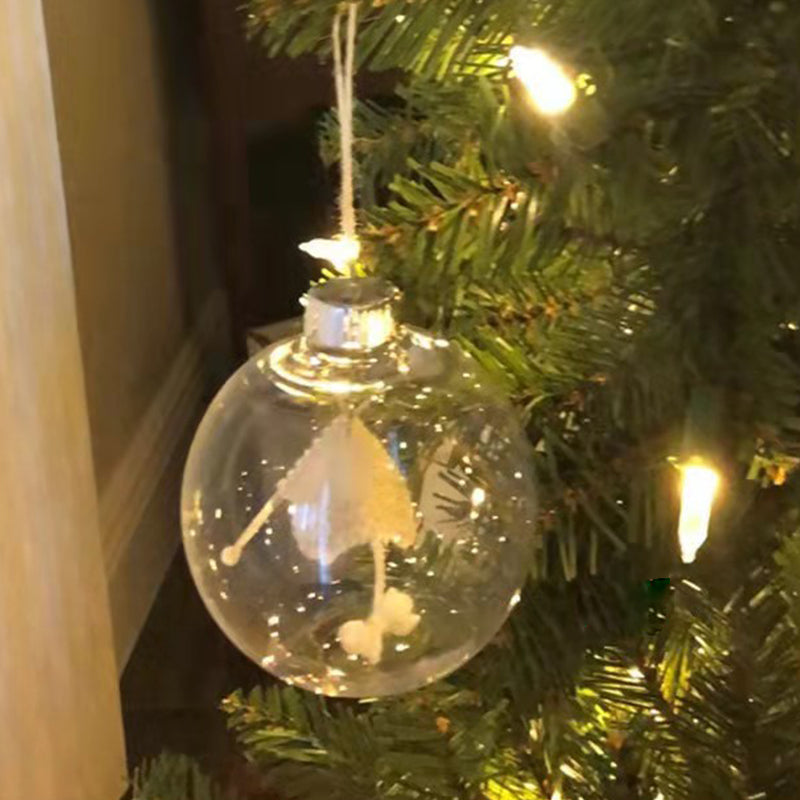 Unique Knitting Christmas Ornament - Handmade Acrylic Ornament