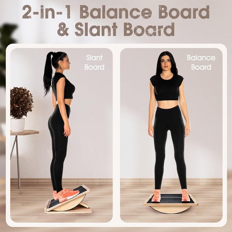 Unisex 6-Angle Adjustable Slant & Balance Board