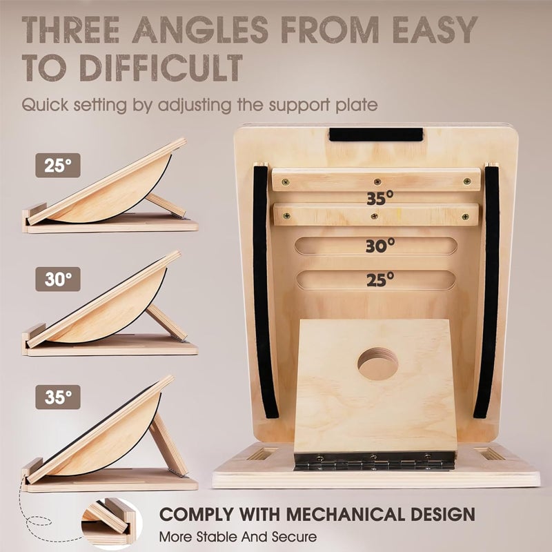 Unisex 6-Angle Adjustable Slant & Balance Board
