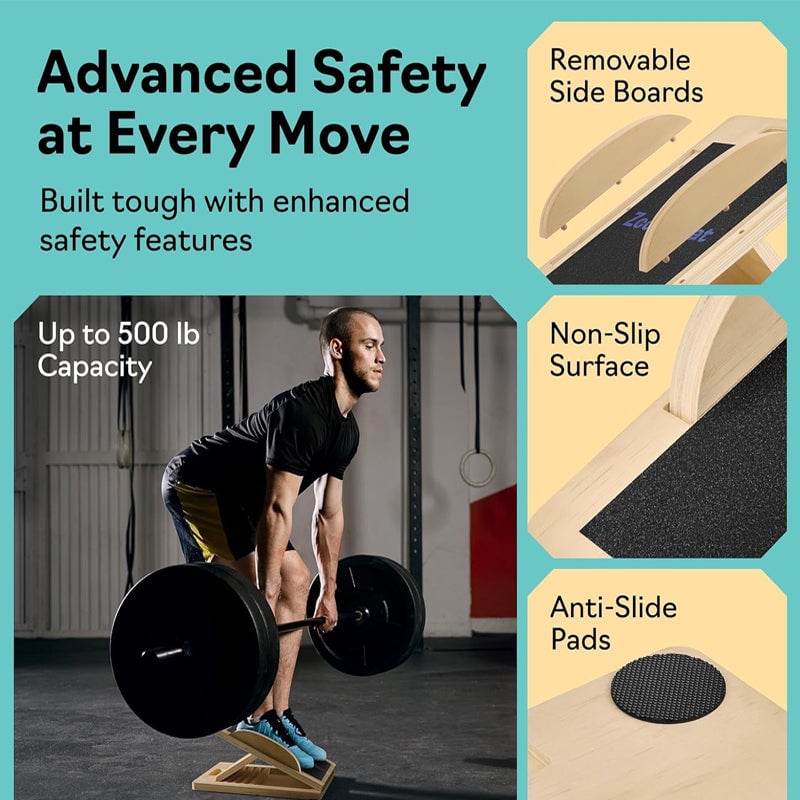 Unisex 6-Angle Adjustable Slant & Balance Board