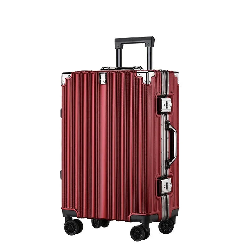 Unisex Aluminium Frame Hard Shell Suitcase