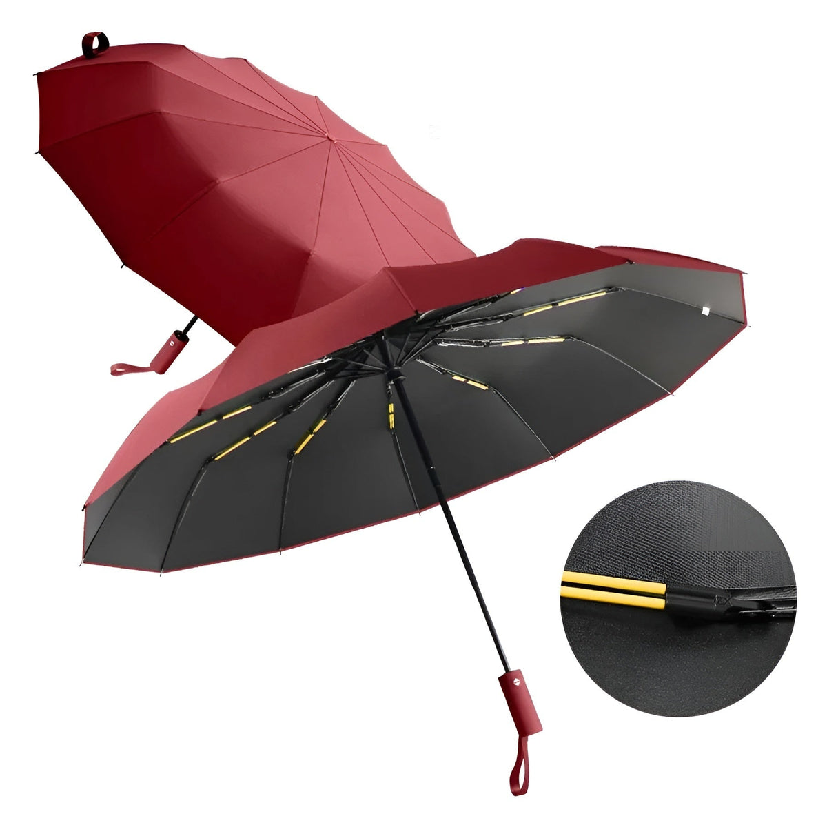 Unisex Compact Umbrella with UV Protection & Weather Resistance