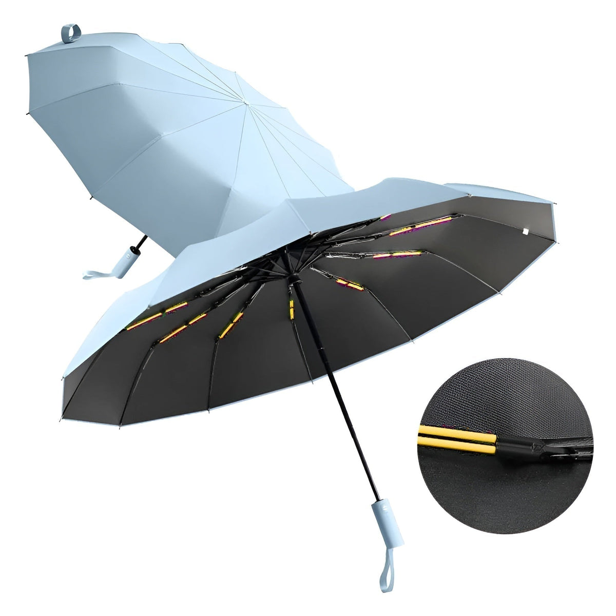 Unisex Compact Umbrella with UV Protection & Weather Resistance
