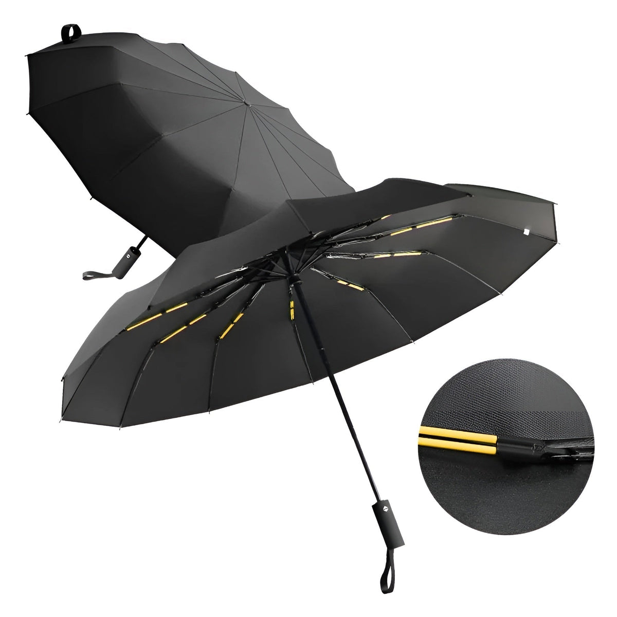 Unisex Compact Umbrella with UV Protection & Weather Resistance