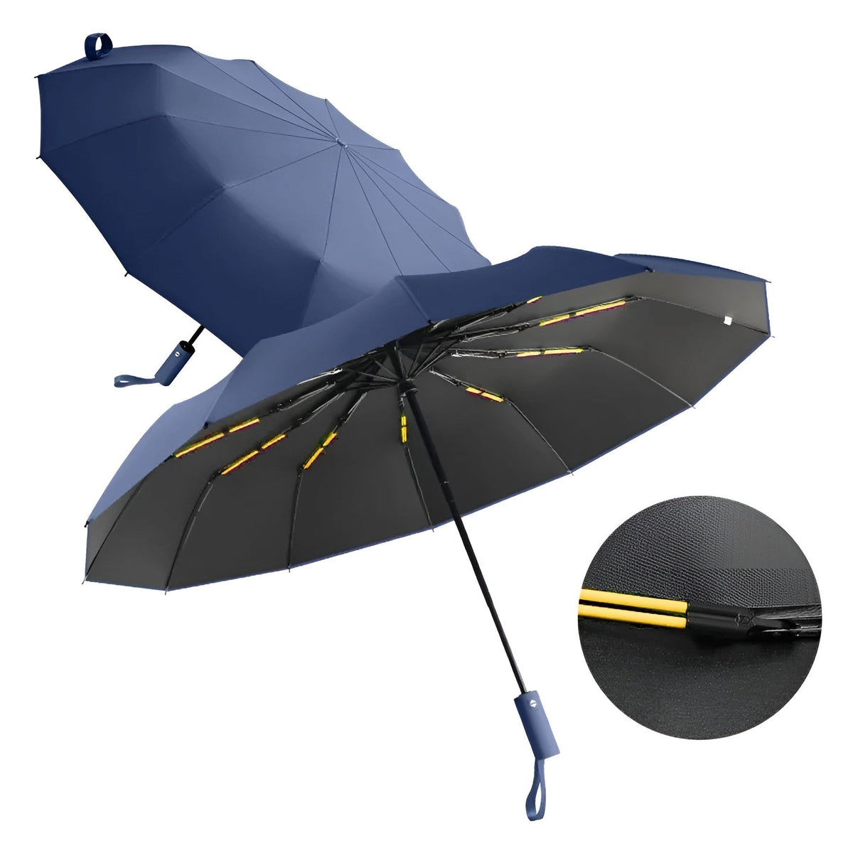 Unisex Compact Umbrella with UV Protection & Weather Resistance