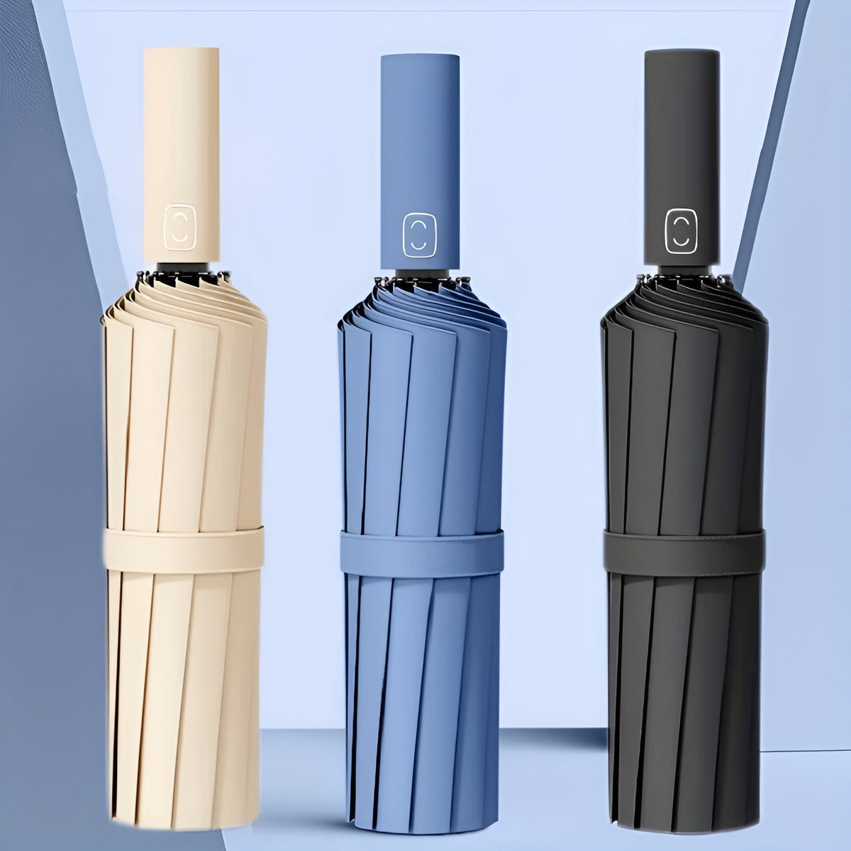 Unisex Compact Umbrella with UV Protection & Weather Resistance