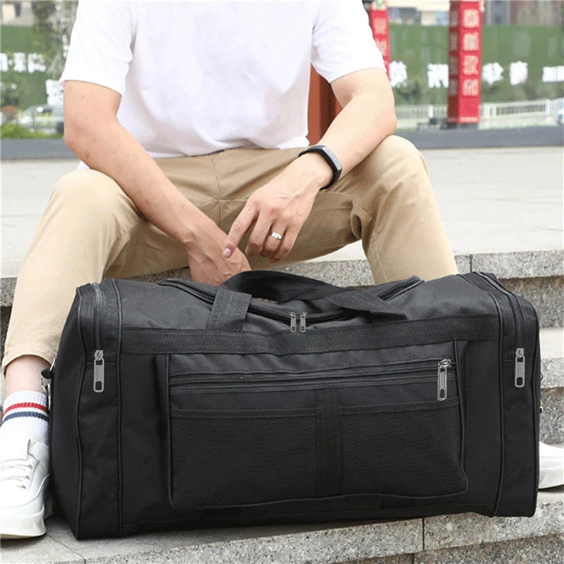 Unisex Large 40L Travel Duffel Bag - Weekend Bag for Travel & Sports