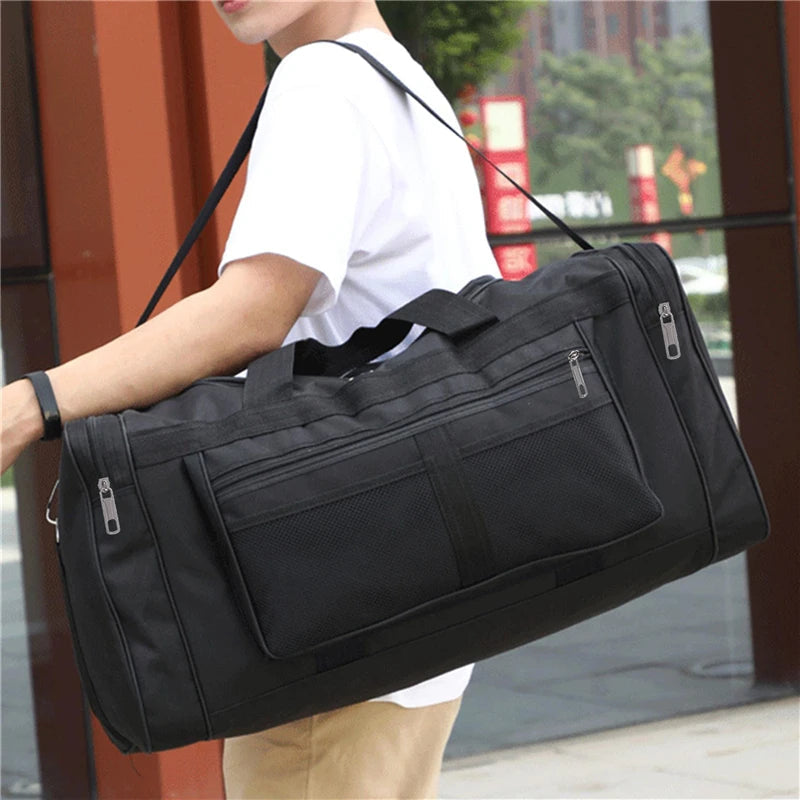 Unisex Large 40L Travel Duffel Bag - Weekend Bag for Travel & Sports