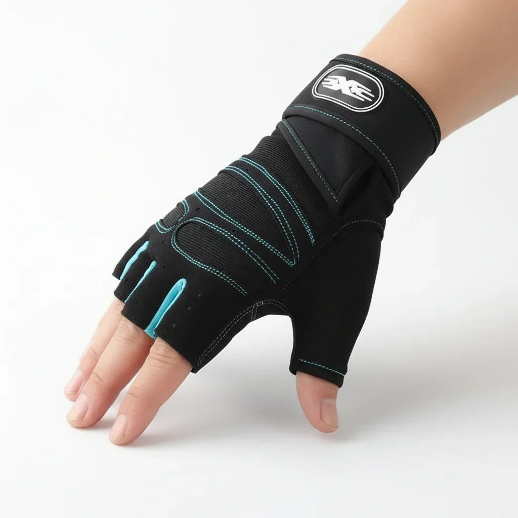 Unisex Shock-Resistant Training Gloves with Wrist Support