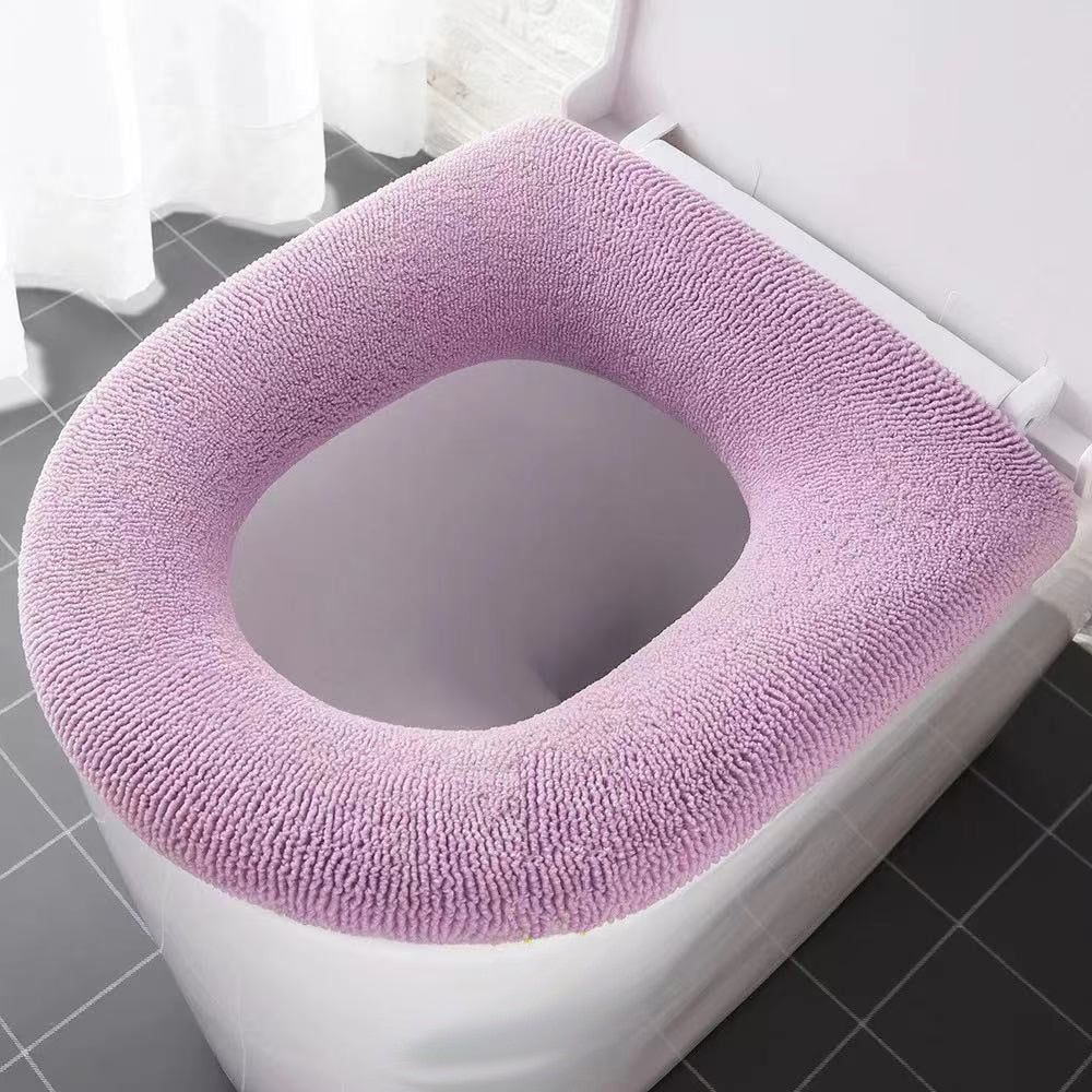 Universal Soft Warm Toilet Seat Cushion for Bathroom Comfort