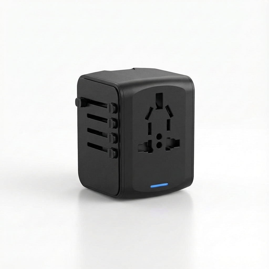 Universal Travel Adapter with USB Ports for Global Charging