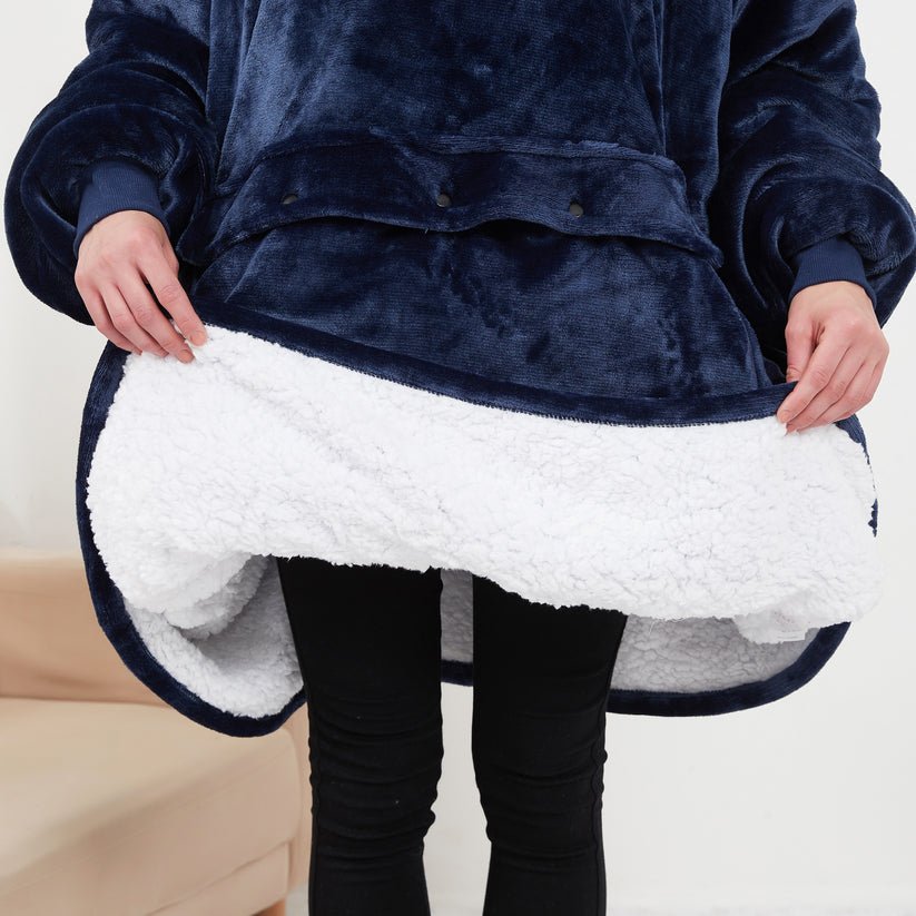 USB Heated Blanket Hoodie – Cozy Wearable Warmth