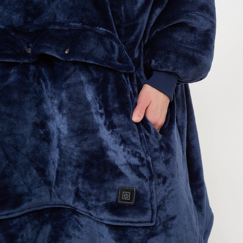 USB Heated Blanket Hoodie – Cozy Wearable Warmth