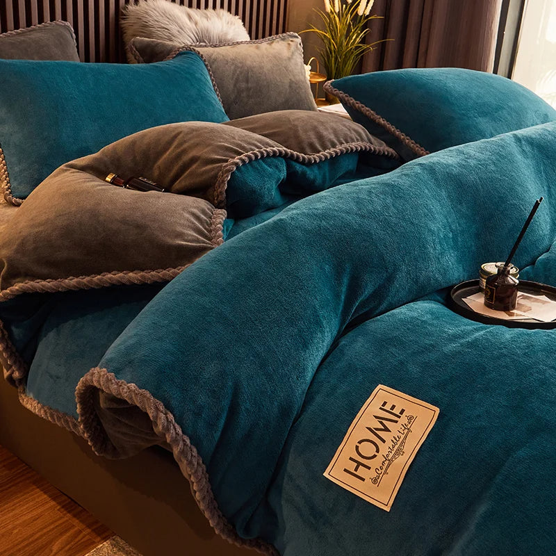 Velvet Fleece Comforter Set