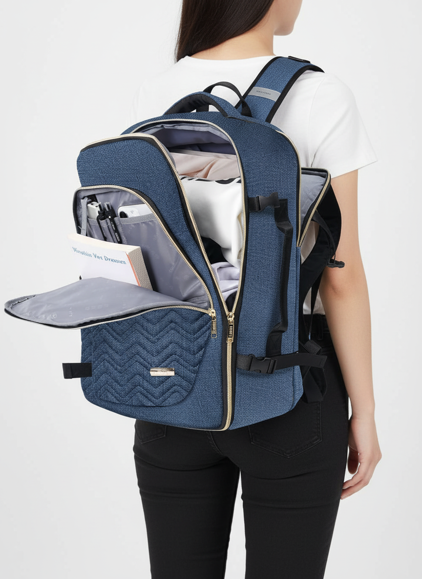 Versatile 40L Travel Backpack for Easy Travel and Commuting