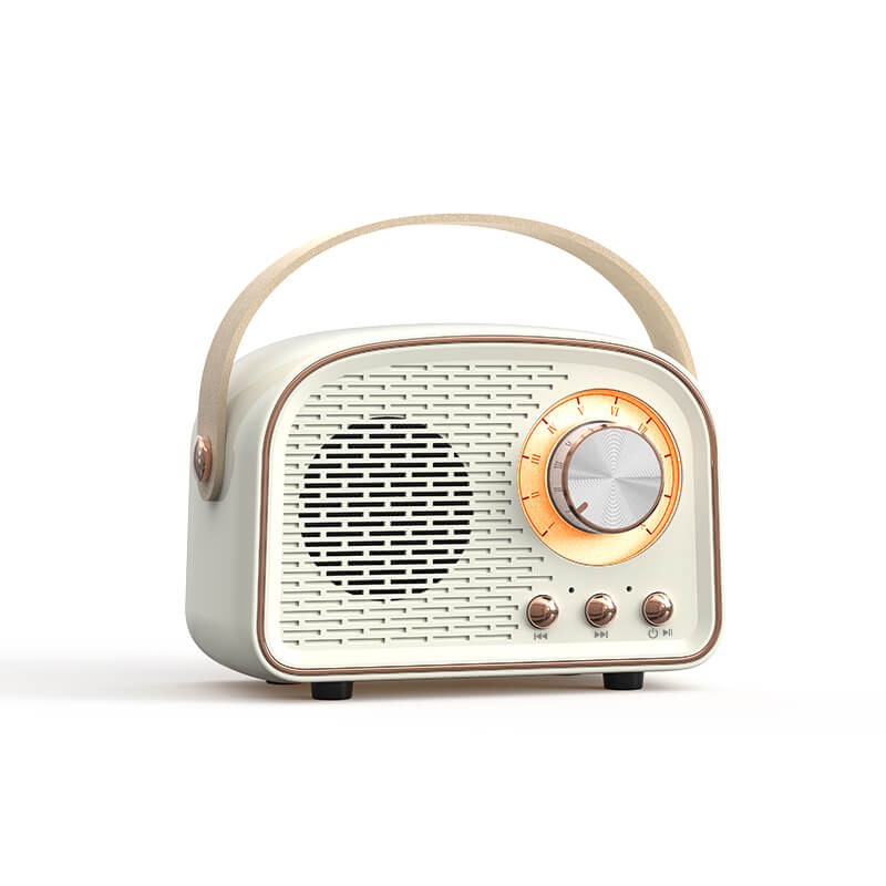 Vintage Bluetooth Speaker - Retro Sound, FM Radio