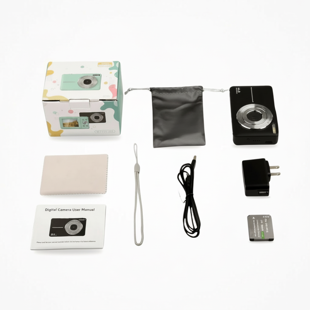 Vintage Digital Camera with Modern Features