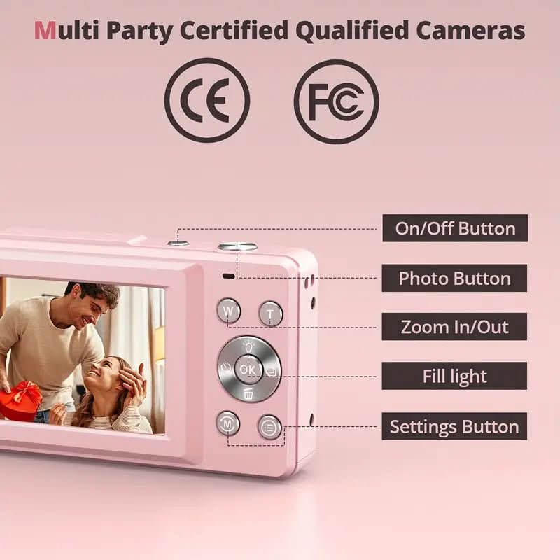 Vintage Digital Camera with Modern Features
